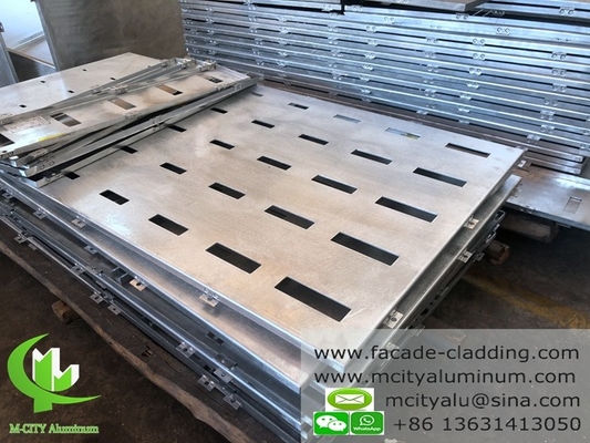 CNC-Schnitt-Aluminiumfassade für Wandverkleidung, Pulverbeschichtung für Außenanwendungen