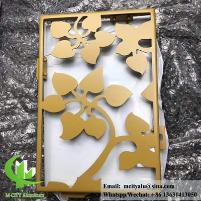 Architektonische Aluminiumfassade für Wandverkleidungen mit Pulverbeschichtung in RAL-Farbe