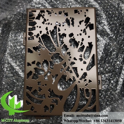 Baumgestaltung Aluminiumplatten für Hotelfassaden kundenspezifischer Metallblechhersteller