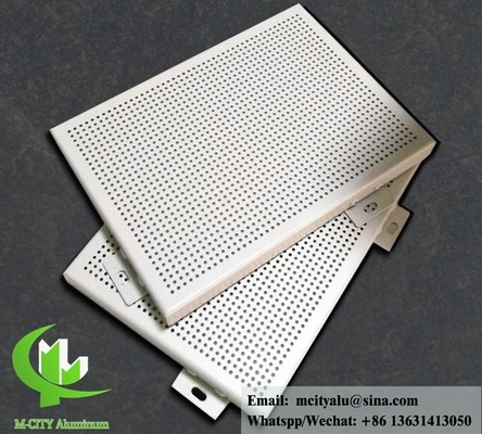 Architektonische Perforationsplatte für Gebäudefassade, beschichtet für AUDI TERMINAL FACADE