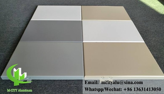 Pulverbeschichtung von Massivaluminiumplatten für Gebäudewandverkleidungen