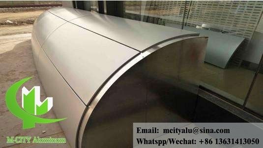 Baumgestaltung Aluminiumplatten für Hotelfassaden kundenspezifischer Metallblechhersteller