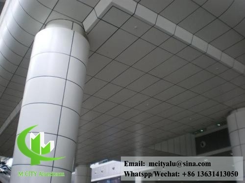 Außenrunder Loch perforiertes Blech Aluminiumplatten für Fassade oder Decke