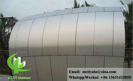 Aluminiumwandverkleidung Metall-Aluminiumfassade Außenverkleidung PVDDF
