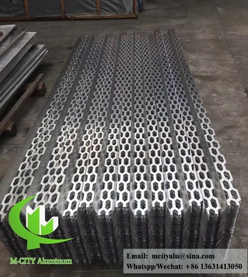 Perforierte Aluminiumwandverkleidung Metall-Aluminiumfassade für Decke