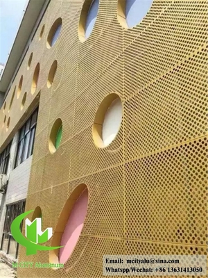 Außenverkleidung aus Aluminium
