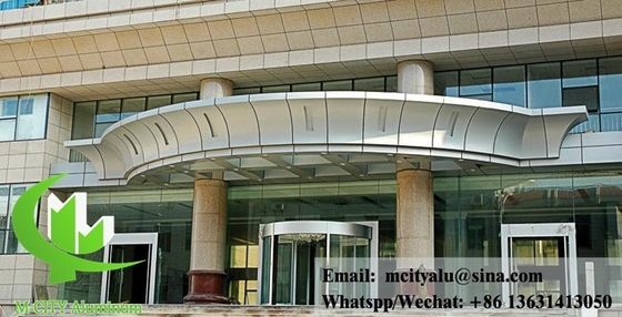 Architektonische Massivaluminiumverkleidung für Wand für Gebäudefassade