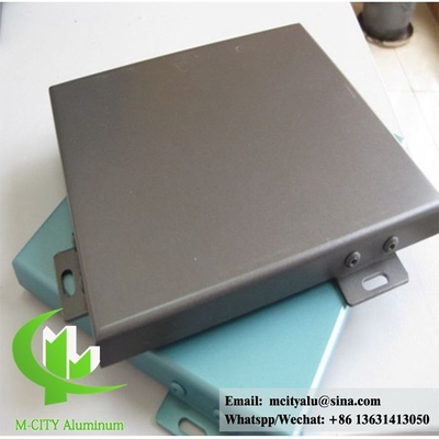 Aluminiumwandverkleidung Pulverbeschichtung Metall-Aluminiumfassade Außenverkleidung