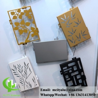 Lasergeschnittene Aluminiumfolie und Fassadenpulver mit einer Beschichtung von 3 mm