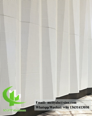 Metall-Aluminium-Platten lassen Form für Gebäudeverkleidung mit Goldfarbe