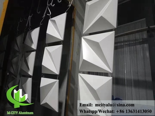 Architektonische Aluminiumplattenperforationen für Fassadenverkleidungen