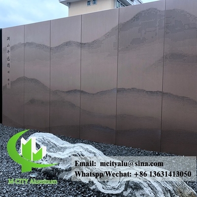 Architektonische Aluminiumplatten für die Fassadenverkleidung