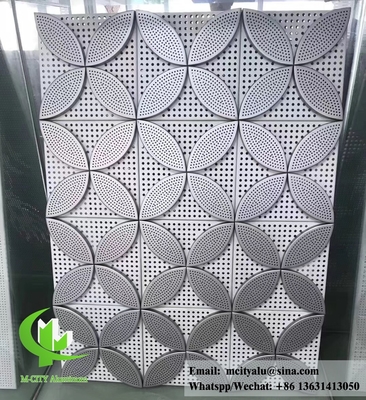 Architektonische Aluminiumplattenmassivmetallplatten für Wandverkleidungen Lieferant