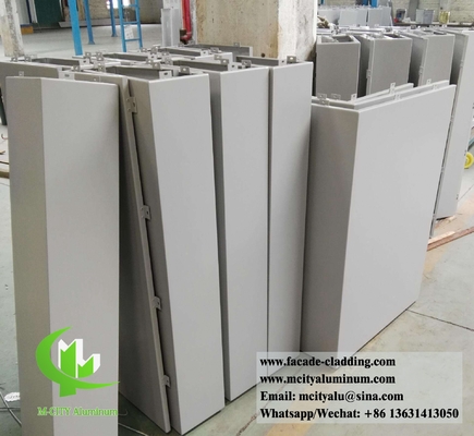 Metallfassade Aluminiumverkleidungsplatte 3 mm Dicke für Vorhangwand-Fassadendekoration