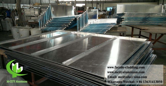 Metallfassade Aluminiumverkleidungsplatte 3 mm Dicke für Vorhangwand-Fassadendekoration