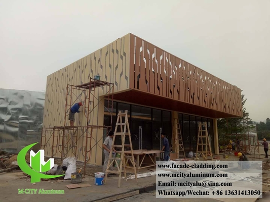Aluminiumplatten für die Fassadenverkleidung mit einer Wetterdicke von 3 mm