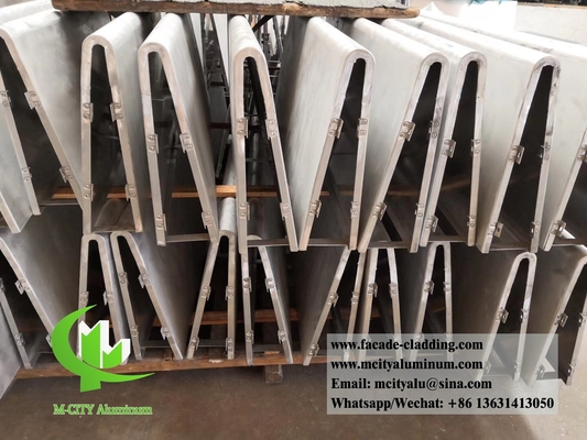 Metallfassade Aluminiumverkleidungsplatte 3 mm Dicke für Vorhangwand-Fassadendekoration