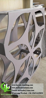 Dreieck 3D Metall-Aluminiumplatten Perforationsblech für Fassadenverkleidung
