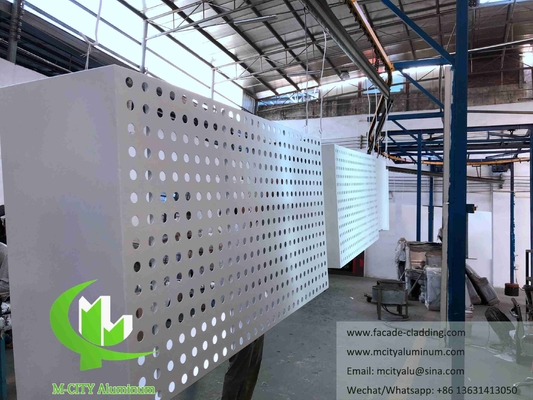Metall-CNC-Schneidplatten, Aluminium-Fluorkohlenstoff-Perforationsplatten, Vorhangwand für Fassadenverkleidungen