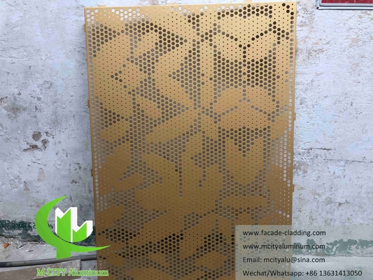 Hersteller von perforierten Aluminiumplatten für Außenarchitekturfassaden