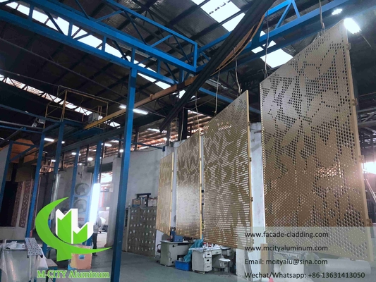 Hersteller von perforierten Aluminiumplatten für Außenarchitekturfassaden