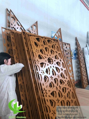 Lasergeschnitten Dekorationsfassaden Aluminiumplatten für Moschee Muslim