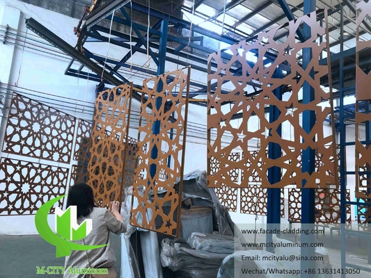 Metallwandplatten, Laserschnitt, Aluminiumfassaden für Moschee Mashrabiya