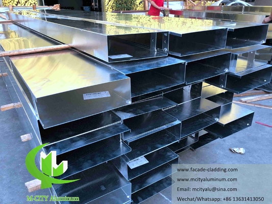 Architektonische Aluminiumfassade, mit Laserschnitt für Wandverkleidung