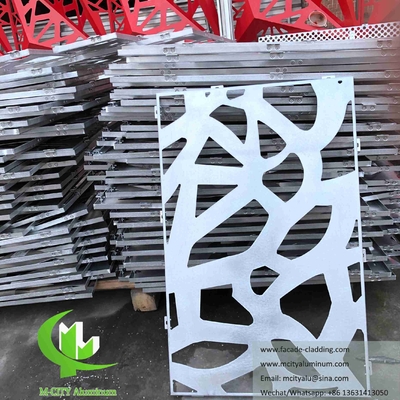 Außenbau Architektonische Aluminiumfassade lasergeschnitten für Wandverkleidung
