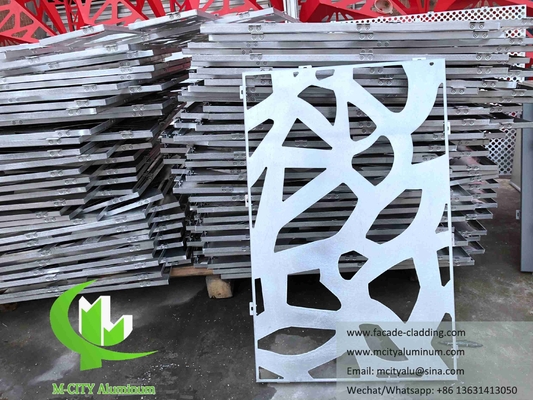 Architektonische Aluminiumfassade, mit Laserschnitt für Wandverkleidung