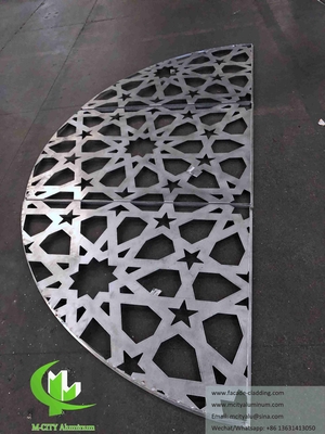 Laserschnitt Metallbildschirmplatten Aluminiumblech Moscheengestaltung