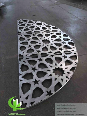 Laserschnitt Metallbildschirmplatten Aluminiumblech Moscheengestaltung