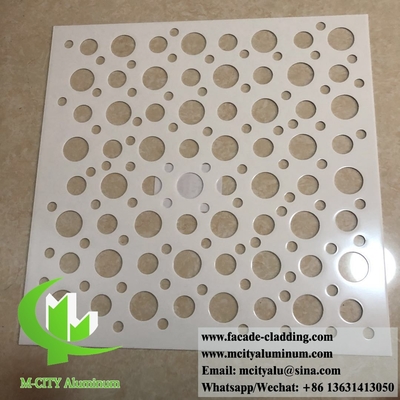 Außen-Architektur-Aluminium-Fassaden, perforierte Platten für die Deckenverkleidung