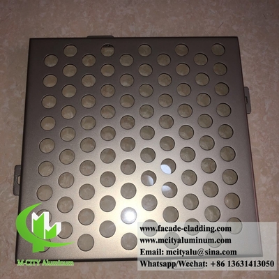 Außen-Architektur-Aluminium-Fassaden, perforierte Platten für die Deckenverkleidung