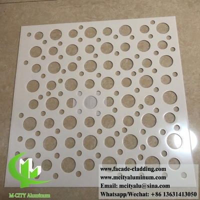 Außen-Architektur-Aluminium-Fassaden, perforierte Platten für die Deckenverkleidung