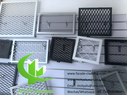 Metallbeschichtung Aluminiummaschenexpandierte Leinwand für Wandbeschichtung Fassadenplatten Dekoration