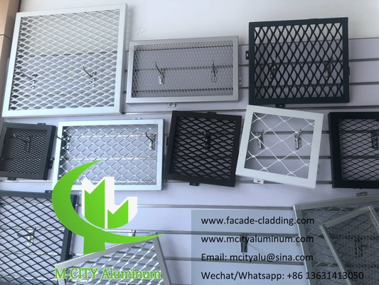 Architektonische Bildschirmplatte aus Aluminium mit ausgedehntem Netz für Außenfassaden