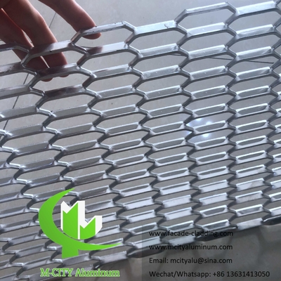 Aluminiummaschenexpandierte Bildschirmplatten für Fassaden