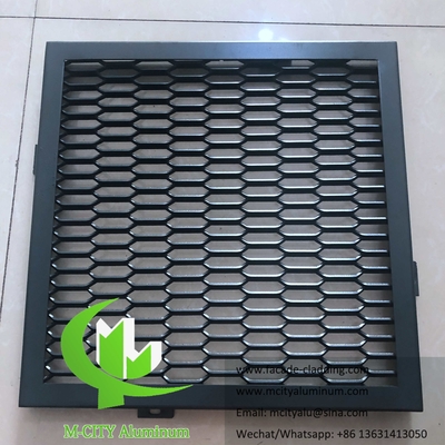 Außenbau Architektonische Aluminiummaschen erweiterte Bildschirmplatten für die Fassade