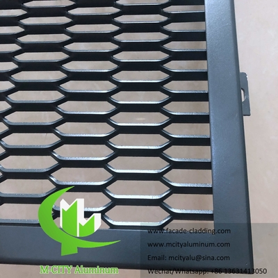 Außenbau Architektonische Aluminiummaschen erweiterte Bildschirmplatten für die Fassade