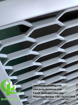 Aluminium-Architekturbildschirm mit ausgedehntem Netz für die Außenfassade