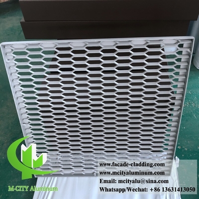 Aluminium-Architekturbildschirm mit ausgedehntem Netz für die Außenfassade