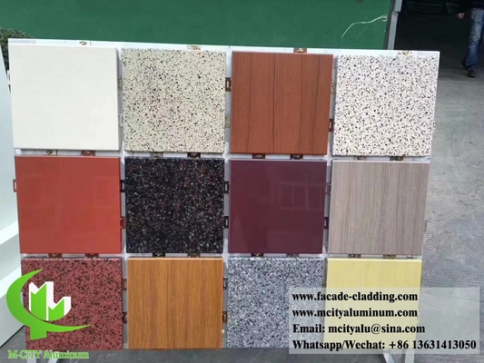 Metallfassaden mit perforierten runden Löchern Metallschirm Aluminium Wandverkleidung