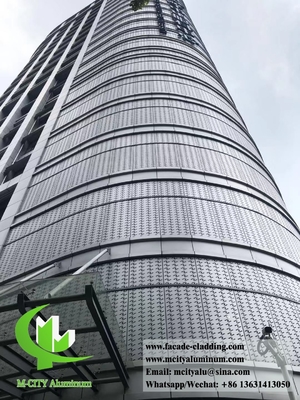 China Lieferant Pulverbeschichtete Metall-Aluminium-Phororplatten für die Außenverkleidung von Fassaden