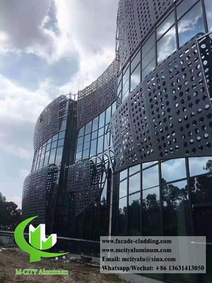 China Lieferant Pulverbeschichtete Metall-Aluminium-Phororplatten für die Außenverkleidung von Fassaden