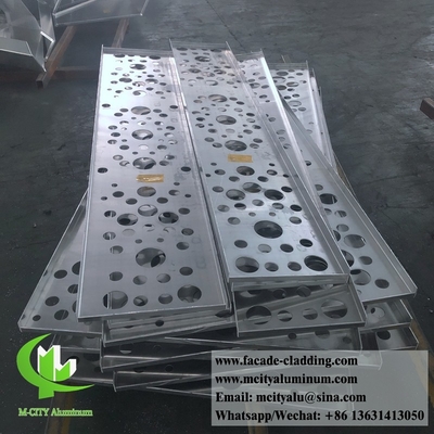 China Lieferant Pulverbeschichtung Metallperforierter Aluminiumplatten für die Außenverkleidung von Fassaden