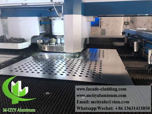 China Lieferant Pulverbeschichtung Metallperforierter Aluminiumplatten für die Außenverkleidung von Fassaden