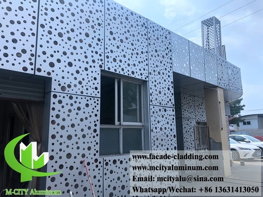 China Lieferant Pulverbeschichtung Metallperforierter Aluminiumplatten für die Außenverkleidung von Fassaden