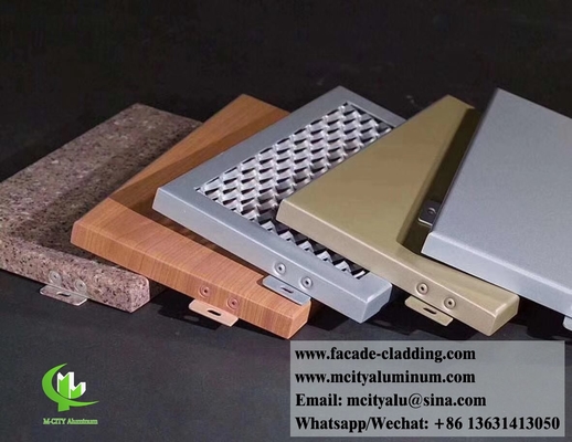 Massivplatten Außen Metal Aluminiumblech Fassadenverkleidung für Fassaden Außenverkleidung