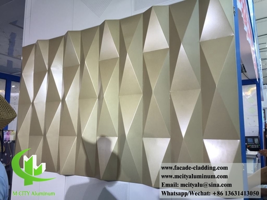 3D-Metallplatten Aluminiumblech für Wandverkleidung